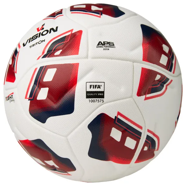 Мяч футб. VISION TRITON, FV425075, р.5,FIFA Quality Pro,MF, 16 пан, термосш.,бел-красный за 8&nbsp;007 ₽ в Белгороде