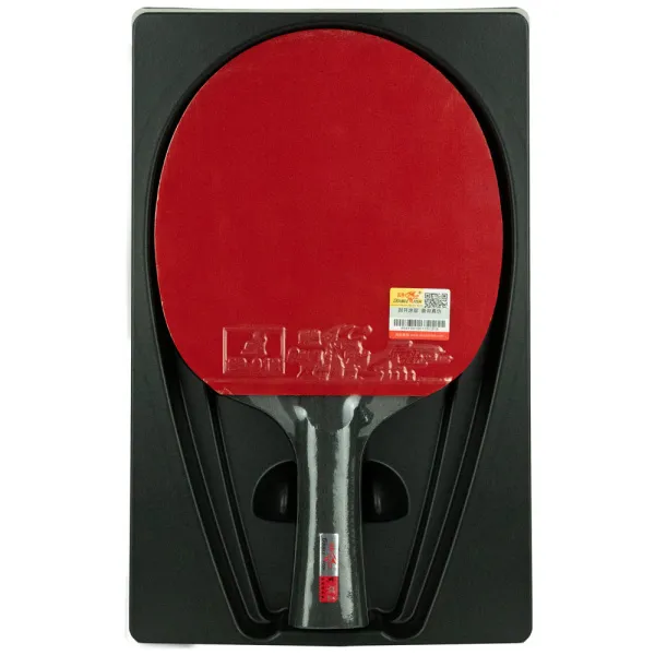 Ракетка для н/т DOUBLE FISH Black Carbon King Racket 3***, для професс.,ITTF Appr.,накл.2,1,мм за 4&nbsp;346.90 ₽ в Белгороде
