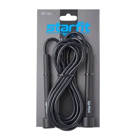 Скакалка STARFIT RP-101 черный, 3м 2