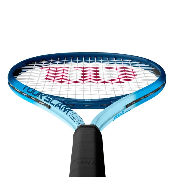 Ракетка б/т Wilson Tour Slam Lite Gr3, WR199010U3,для любит, алюминий, со струнами, сине-голубая за 6&nbsp;358 ₽ в Белгороде