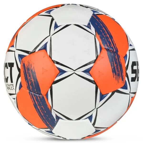 Мяч ганд. SELECT Ultimate Replica v25, 3572858745, р.3(Senior), ПУ,руч.сш, бел-оранж-т.син за 5&nbsp;373.70 ₽ в Белгороде