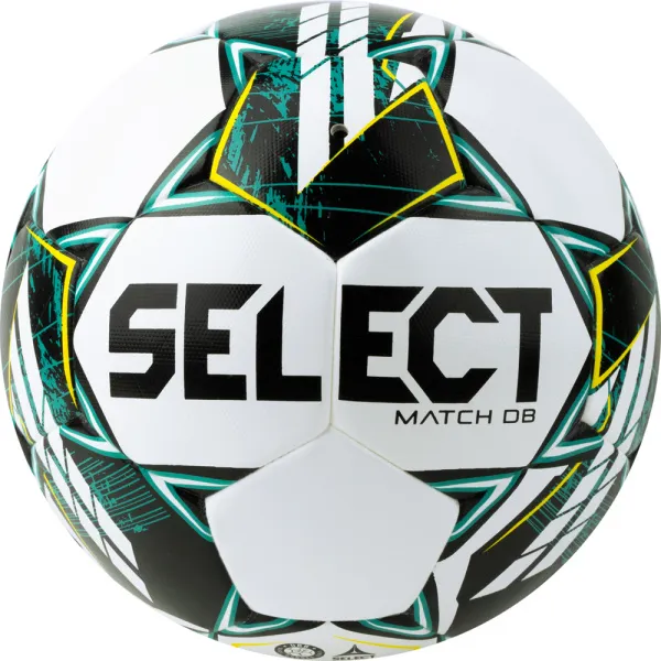 Мяч футб. SELECT Match DВ V23, 0575360004,р.5, FIFA Basic, 32п, ПУ, гибр.сш., бело-зелено-черн за 5&nbsp;875.20 ₽ в Белгороде