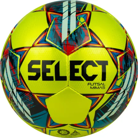 Мяч футзал. SELECT Futsal Mimas, 1053460550, р.4,FIFA Basic, 32 пан, гл.ПУ, руч.сш, жел-сине-красный за 6&nbsp;303.60 ₽ купить в Белгороде