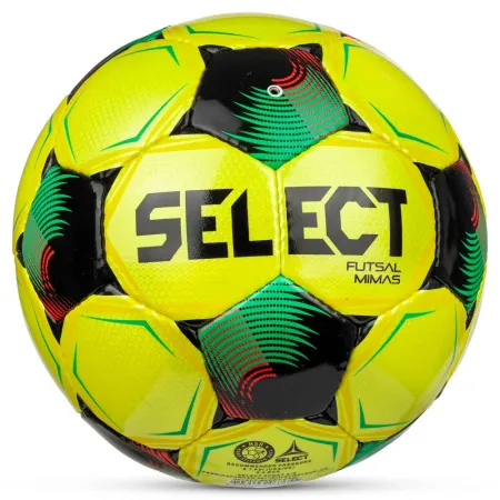 Мяч футзал. SELECT Futsal Mimas V26, 1053471007, р.4,FIFA Basic, 32п, ПУ, руч.сш, желто-зелено-черн. за 6&nbsp;113.20 ₽ купить в Белгороде