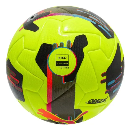 Мяч футб. PUMA Orbita 2 TB, 08432303, р.5, FIFA Quality Pro, 12 пан., ТПУ, термосшивка, желто-черный за 7&nbsp;260.70 ₽ купить в Белгороде