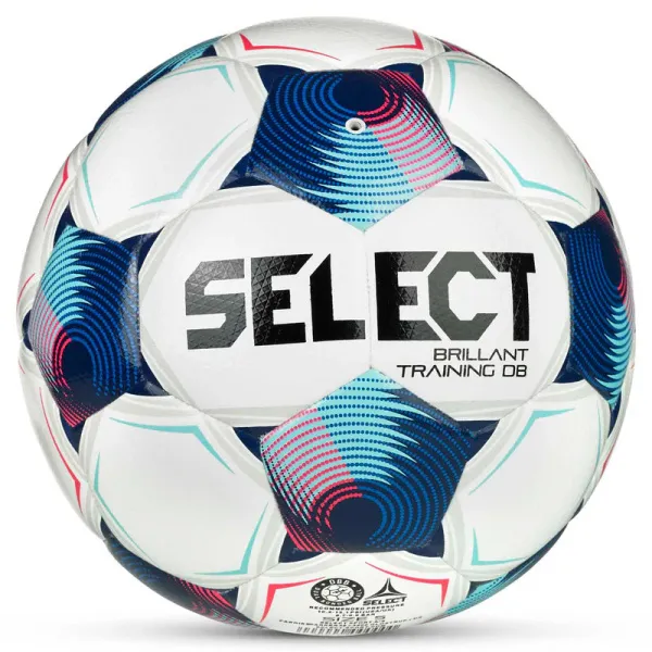 Мяч футб. SELECT Brillant Training DB V25, 0864171002, р.4, 32п, ТПУ, гибр.сш, бело-синий за 4&nbsp;936.80 ₽ в Белгороде