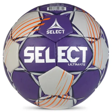 Мяч ганд. SELECT Ultimate Official EHF V24, 1612858999, Senior(р.3), EHF Appr, ПУ, руч.сш, фиол-сер за 15&nbsp;504 ₽ купить в Белгороде