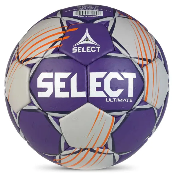 Мяч ганд. SELECT Ultimate Official EHF V24, 1612858999, Senior(р.3), EHF Appr, ПУ, руч.сш, фиол-сер за 15&nbsp;504 ₽ в Белгороде