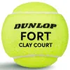 Мяч теннисный Dunlop Fort Clay Court 4B, 601613, уп.4 шт,одобр.ITF и FFT,сукно,нат.резина,желтый за 1&nbsp;812.20 ₽ купить в Белгороде