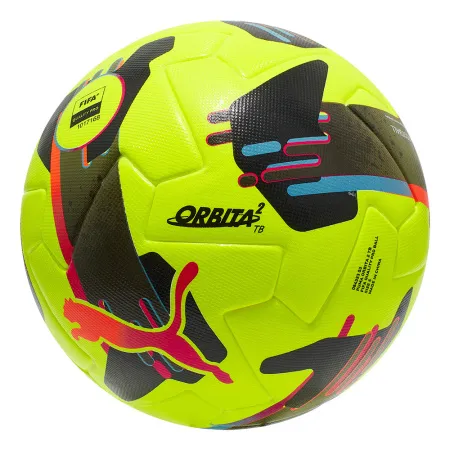 Мяч футб. PUMA Orbita 2 TB, 08432303, р.5, FIFA Quality Pro, 12 пан., ТПУ, термосшивка, желто-черный за 7&nbsp;260.70 ₽ купить в Белгороде