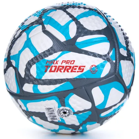 Мяч футб. TORRES MAX Pro, F323415, р.5, EПУ (микрофибра),4 сл, 12 п, термосшивка, бело-голубой за 5&nbsp;101.70 ₽ купить в Белгороде