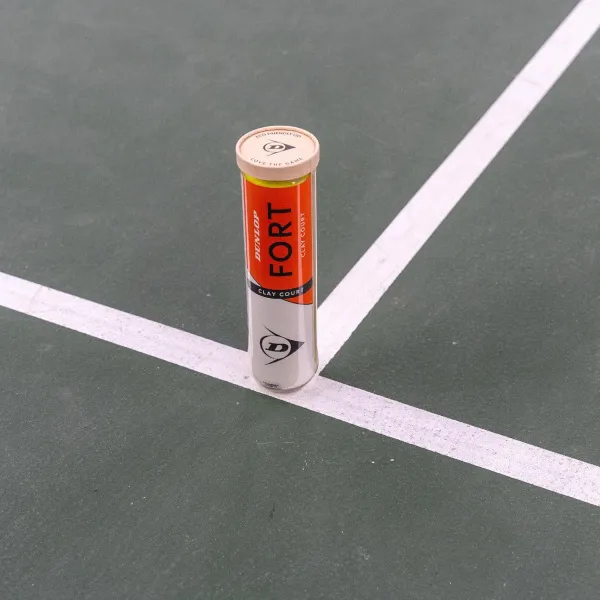 Мяч теннисный Dunlop Fort Clay Court 4B, 601613, уп.4 шт,одобр.ITF и FFT,сукно,нат.резина,желтый за 1&nbsp;812.20 ₽ в Белгороде