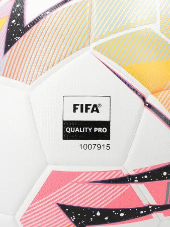 Мяч футзал PUMA Futsal 1, 08376301, р.4, FIFA Quality Pro, 32пан, ПУ, терм.сш, бело-розовый за 6&nbsp;502.50 ₽ купить в Белгороде
