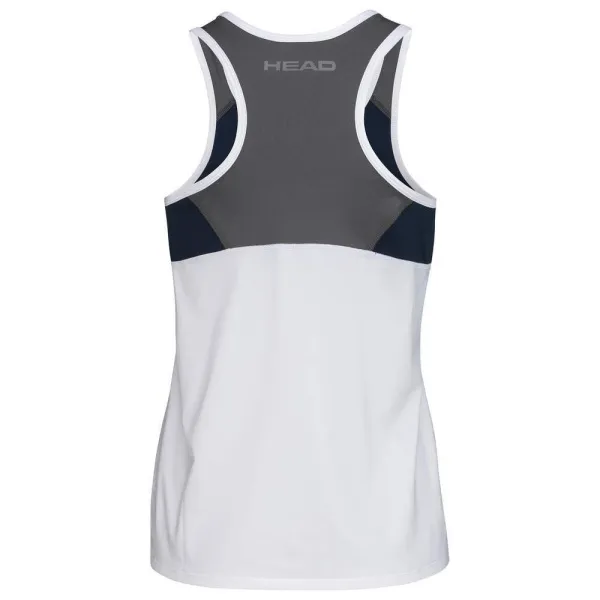 СЦ*Майка жен. HEAD Club 22 Tank Top W 814461-WHDB-L, р.L, 92% полиэстер, 8% эластан, белый за 3&nbsp;500.30 ₽ в Белгороде