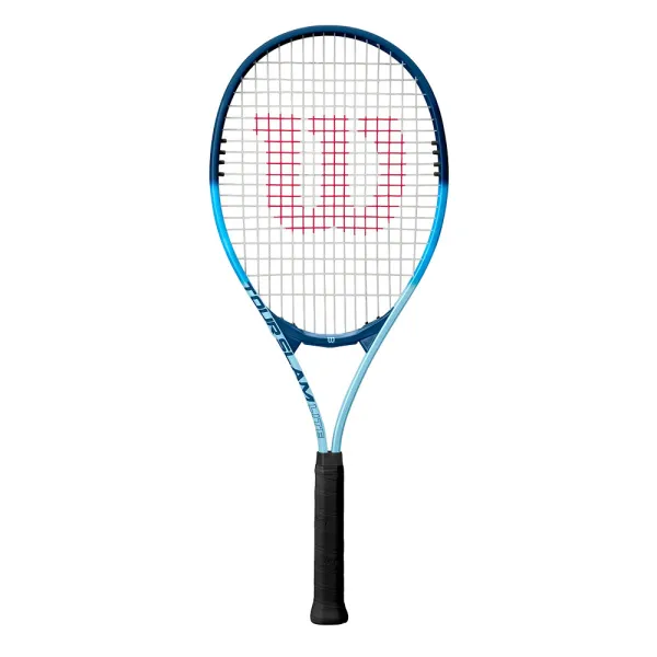 Ракетка б/т Wilson Tour Slam Lite Gr3, WR199010U3,для любит, алюминий, со струнами, сине-голубая за 6&nbsp;358 ₽ в Белгороде