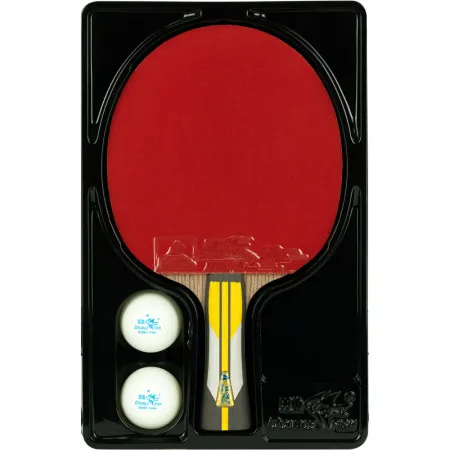 Ракетка для н/т DOUBLE FISH 6A+C, для подвин.,ITTF Appr.,накл. 2,1 мм, конич. ручка+ 2 мяча V40+мм за 3&nbsp;442.50 ₽ купить в Белгороде